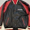 Portland Trail Blazers Vintage Varsity Leather Jacket