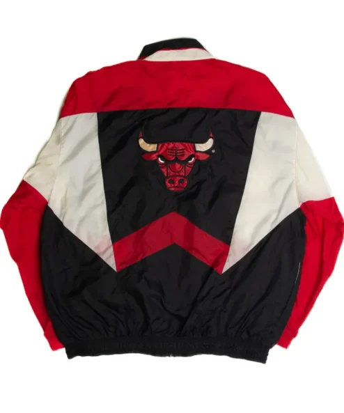 Rogers Chicago Bulls Starter Vintage Jacket Back