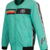 San Antonio Spurs Green Zip Bomber Jacket