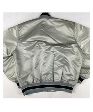 San Antonio Spurs Vintage Starter Zip Bomber Jacket Back