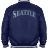 Seattle Mariners Ma-1 Satin Bomber Jacket For Sale- Shop now