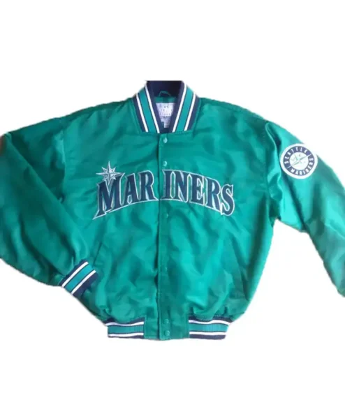 Seattle Mariners Sea Green Vintage Starter Jacket