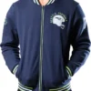 Seattle Seahawks Cathrine Full-Zip Bomber Jacket