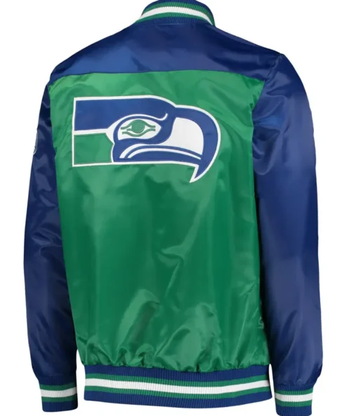 Seattle Seahawks Starter Team Satin Players Jacket