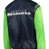 Seattle Seahawks Team Snap Starter Varsity Jacket