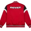 Shop Men and Women Devils Satin Red Bomber Jacket