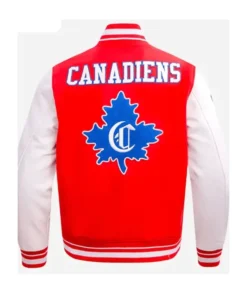 Shop Men and Women Montreal Canadiens Retro Classic Rib Varsity Jacket