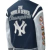 Shop New York Yankees Championship Navy Blue Varsity Jacket For Sale