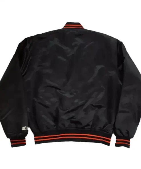 Shop Vintage Baltimore Orioles Full-Snap Black Satin Jacket For Sale