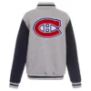Sipes Montreal Canadiens Gray Black Varsity Jacket