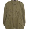 SkyMed S03 Chopper Green Cotton Jacket For Sale