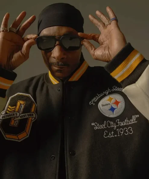 Snoop Dogg Pittsburgh Steelers Varsity Jacket