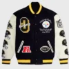 Snoop Dogg Pittsburgh Steelers Varsity Jacket on Sale