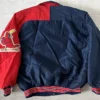 St. Louis Cardinals Vintage Starter Varsity Jacket Back