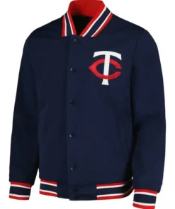 Starter Navy Minnesota Twins Full-Snap Jacket