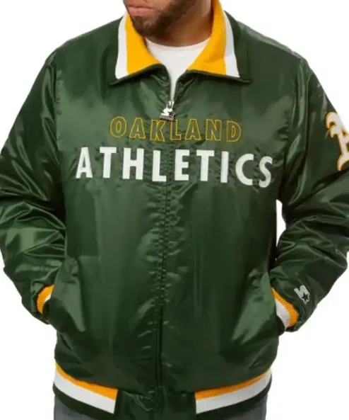 Starter Oakland Athletics Varsity Green Jacket