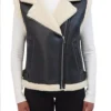 Stef SkyMed S03 Sherpa Leather Vest For Sale
