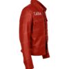 Order This SZA Super Bowl 2025 Halftime Show Cropped Leather Red Jacket For Unisex Now