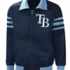 Tampa Bay Devil Rays Vintage Bomber Blue Jacket