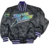 Tampa Bay Rays Varsity Satin Black Jacket