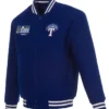 Texas Rangers Blue Championship Bomber Jacket