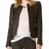 The Mindy Project Mindy Kaling Black Leather Jacket