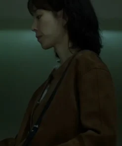 The Trunk No In-ji Brown Suede Jacket For Sale