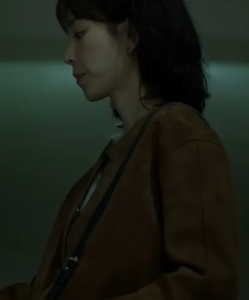 The Trunk No In-ji Brown Suede Jacket For Sale