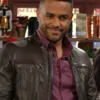 The Young And The Restless Nate Hastings Black Leather Jacket For Sale