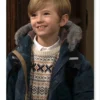 The Young and the Restless Redding Munsell Blue Hooded Jacket