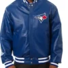 Toronto Blue Jays Leather Blue Jacket