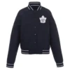 Toronto Maple Leafs Front-Hit Poly-Twill Jacket