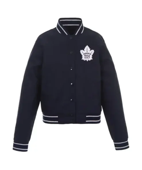 Toronto Maple Leafs Front-Hit Poly-Twill Jacket