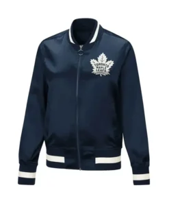 Toronto Maple Leafs G-III 4 Blue Vintage Bomber Jacket