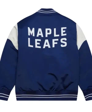 Toronto Maple Leafs Heavyweight Satin Varsity Jacket