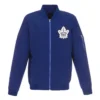 Toronto Maple Leafs Lightweight Royal Vintage Bomber Jacket