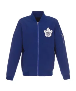 Toronto Maple Leafs Lightweight Royal Vintage Bomber Jacket
