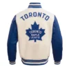 Toronto Maple Leafs Retro Classic Rib Varsity Jacket