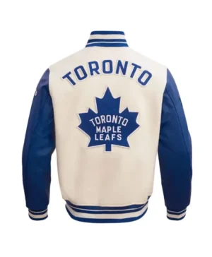 Toronto Maple Leafs Retro Classic Rib Varsity Jacket