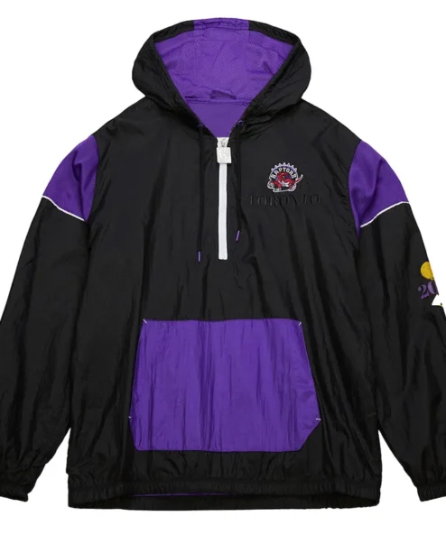 Toronto Raptors Vintage Bomber Pullover Jacket