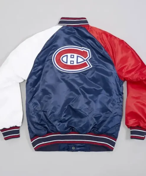 Trudie Montreal Canadiens Youth Varsity Satin Jacket For Sale