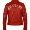 Buy Super Bowl LIX Halftime Show SZA Red Leather Jacket