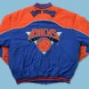Vintage New York Knicks Varsity Jacket Back