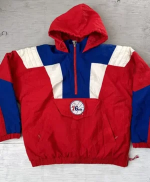 Vintage Philadelphia 76ers Starter 90s Pullover Jacket