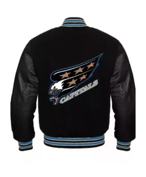 Washington Capitals Black Varsity Jacket