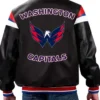 Washington Capitals Bomber Leather Jacket