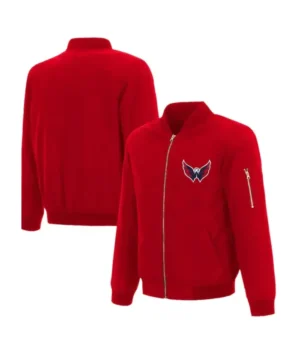Washington Capitals Bomber Zipper Jacket