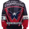 Washington Capitals Champions Leather Jacket For Men and Women