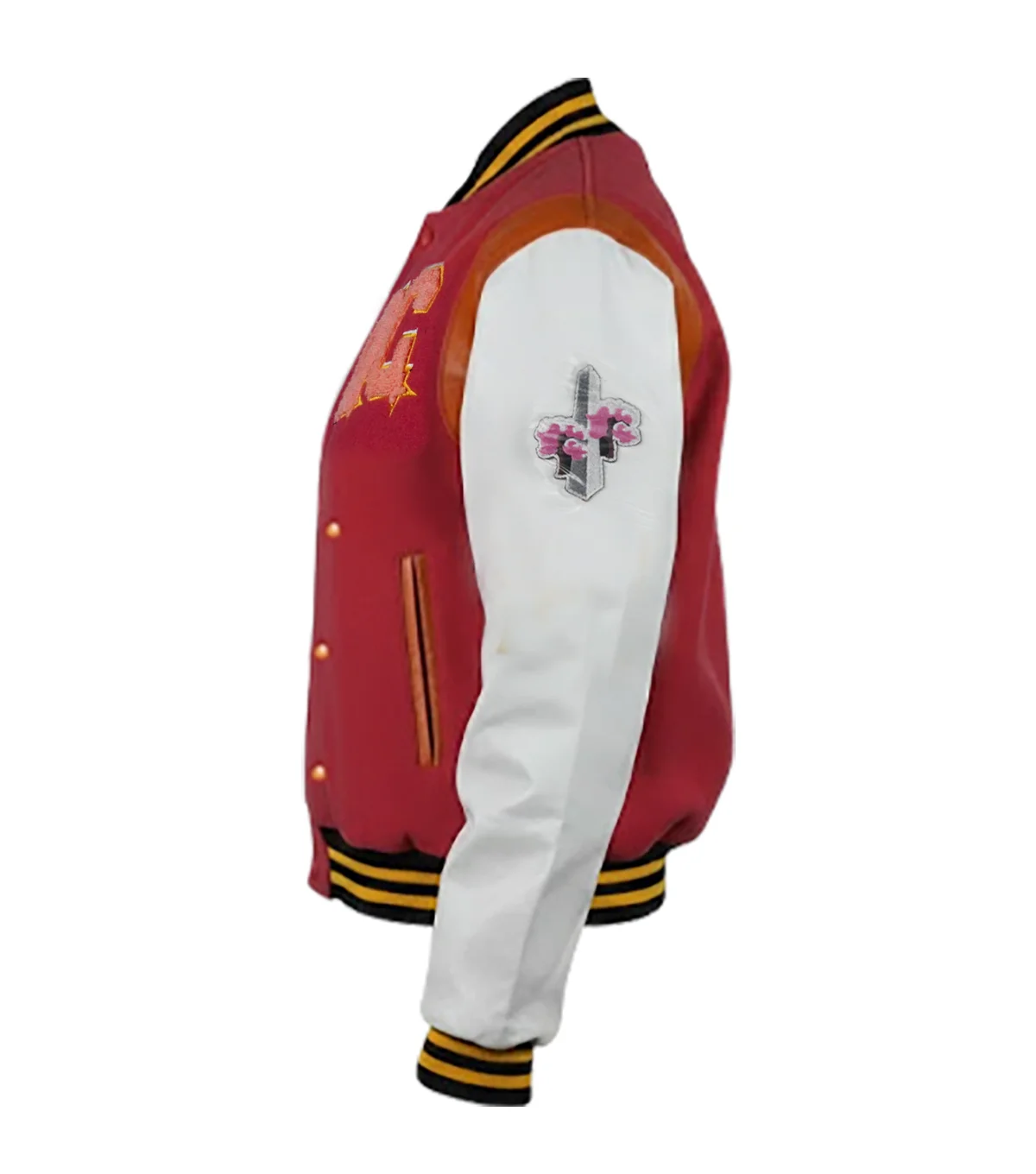 Washington Commanders Pink DC Varsity Jacket