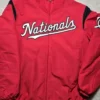 Washington Nationals Red Vintage Zipper Jacket